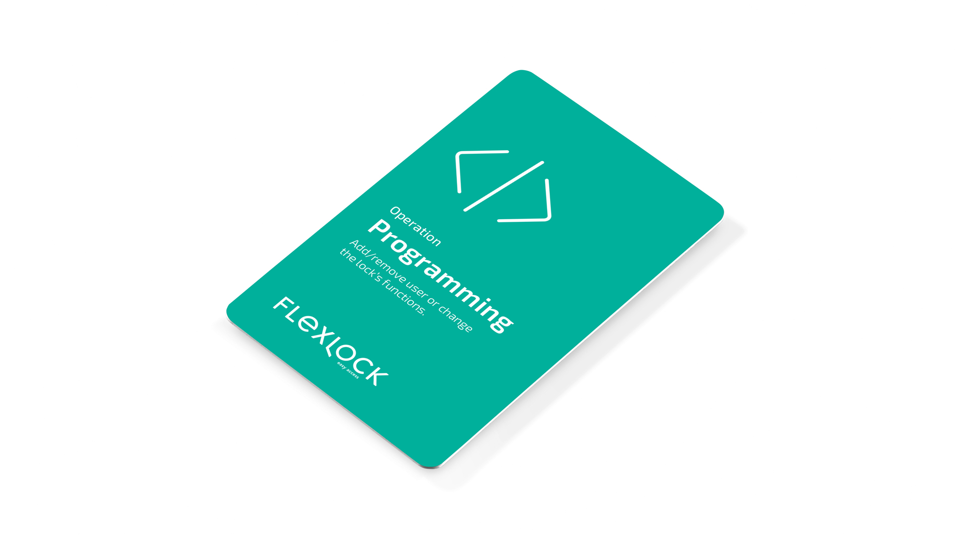 Main card - Programming card