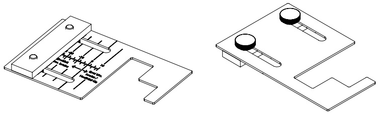 Positionierschablone für Lock Plate Catapult